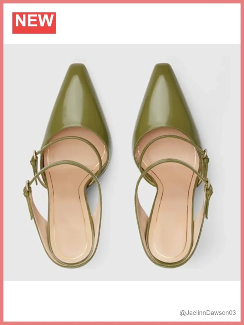 Clear Wedge Heels for Women, Closed Pointed Toe Mule with Buckle Strap, Slip On